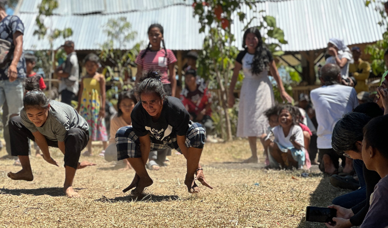Embracing heritage and culture, the community comes together to play a traditional game that has been passed down through generations. (SAMDHANA/Xenia)