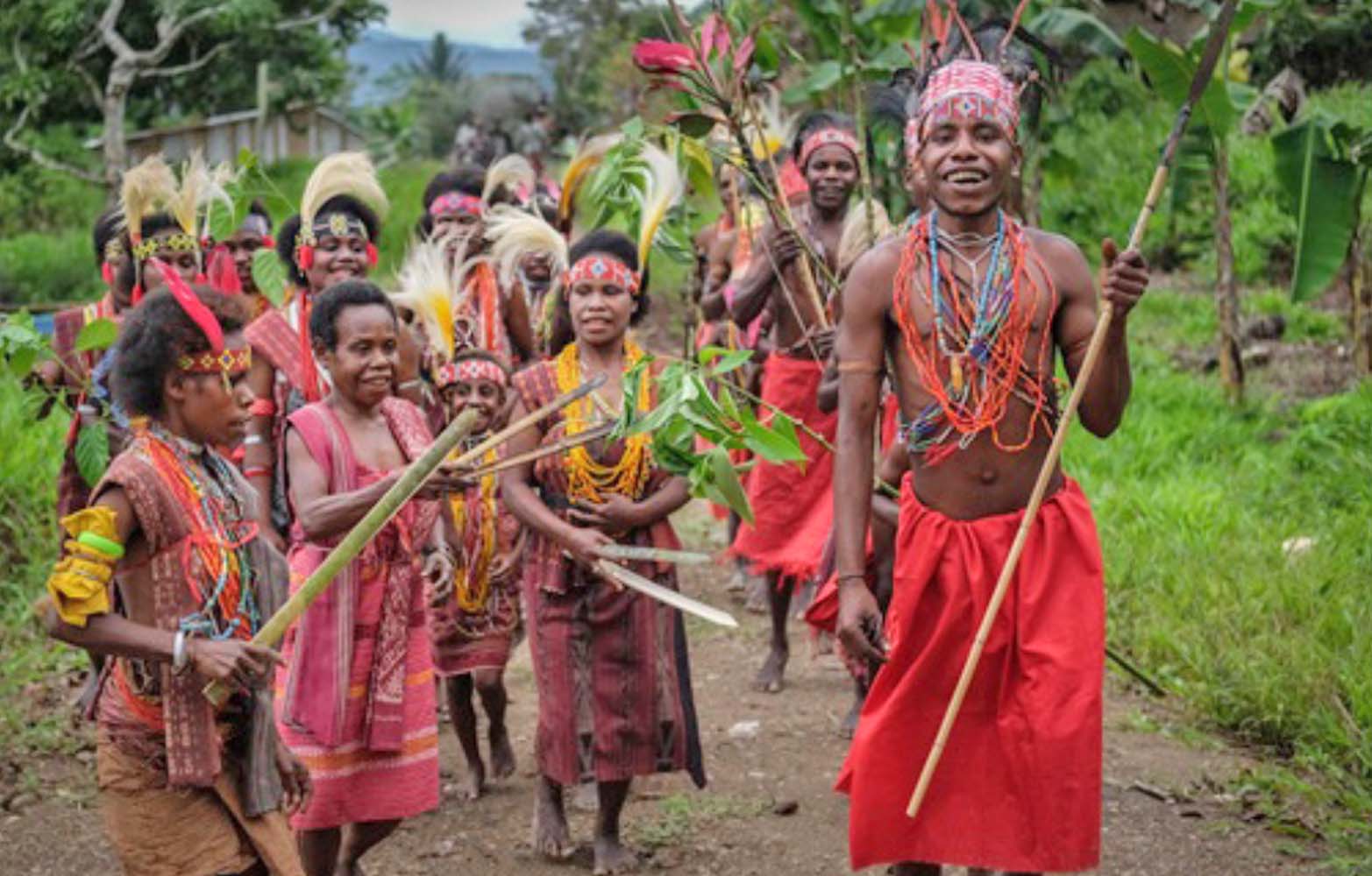 Traditional Papuan dancing. (Jonathan McCloud)