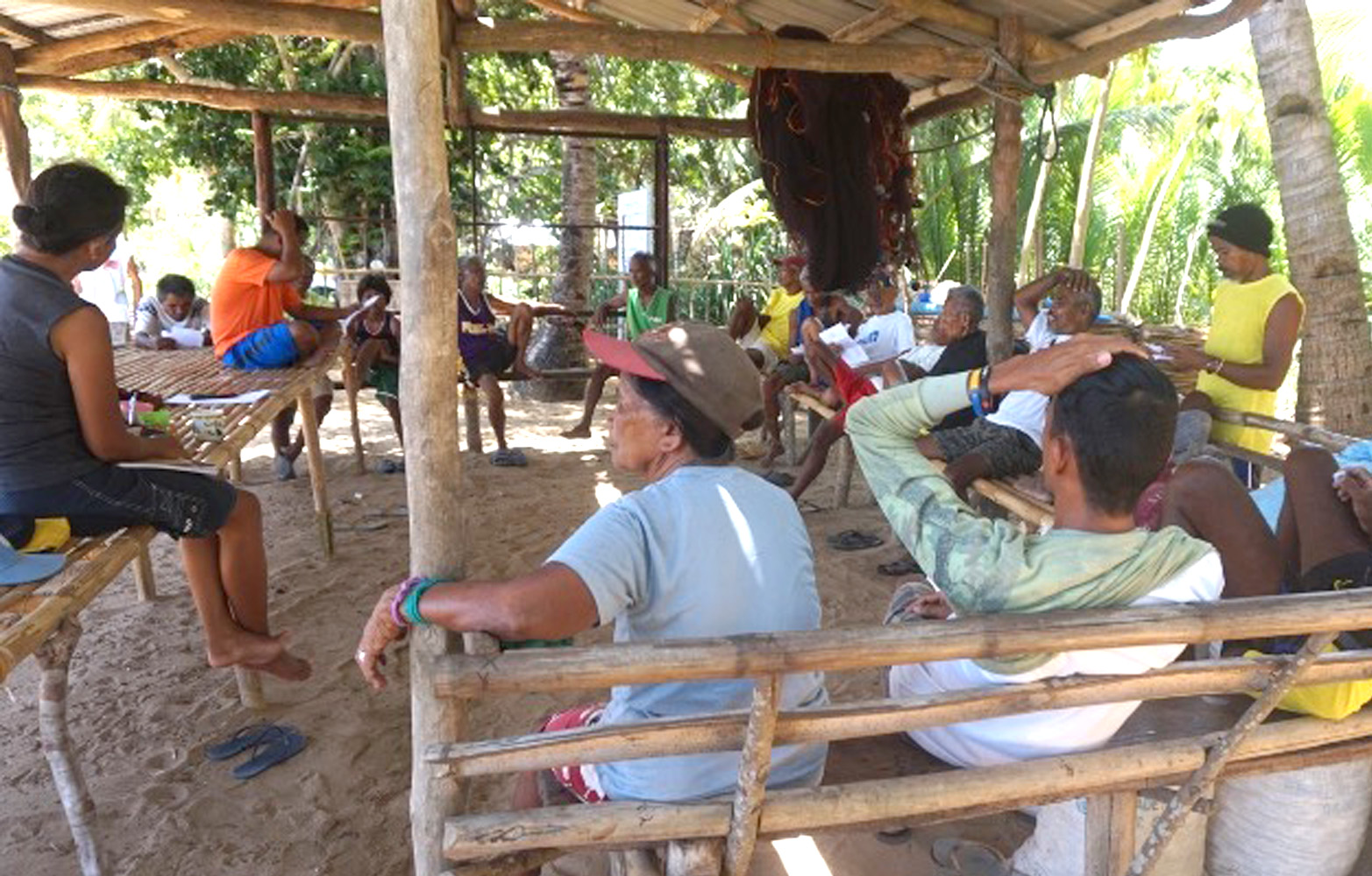 A meeting amongst the manigerekelen, the clan heads of the Calamian Tagbanwa indigenous community of Pali, in Coron, Palawan, was called by the oldest, Apung Dakulu Pablo. 