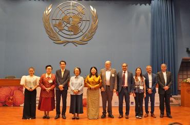 Speakers at the opening of 9th Asia-Pacific Climate Change Adaptation Forum 