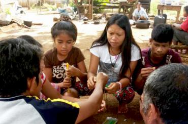 During the leadership training of Serukadang Menuvu leaders with the youth. (SAMDHANA)